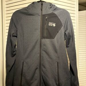 Mountain Hardwear Women’s Gray Hooded Jacket